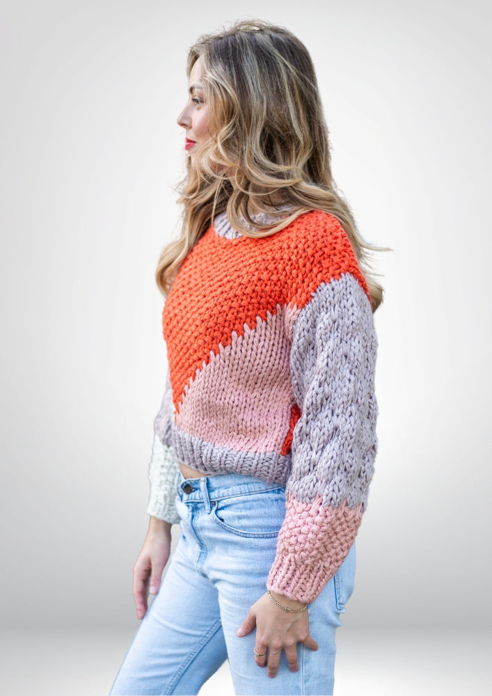Hyams Handmade Jumper | Orange