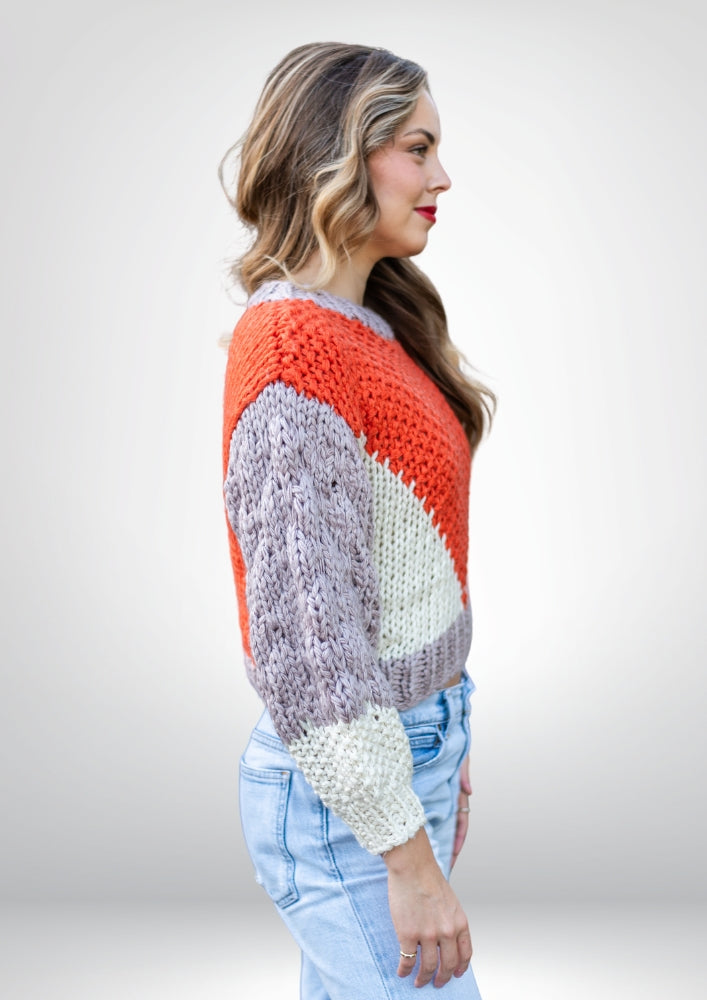 Hyams Handmade Jumper | Orange