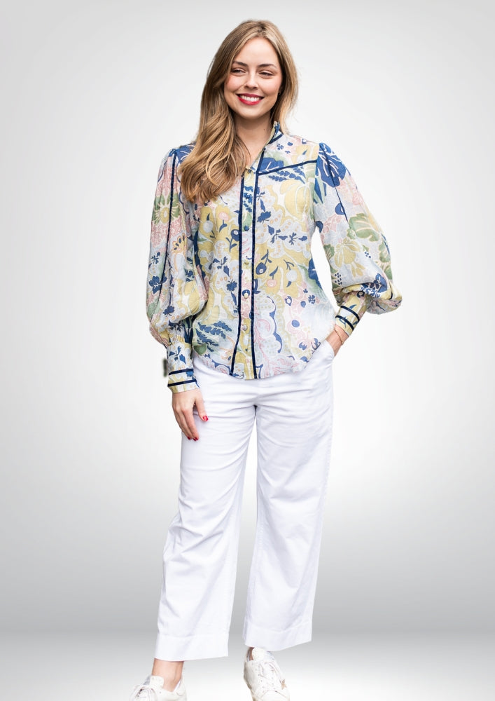 Venice Blouse | Seagrass