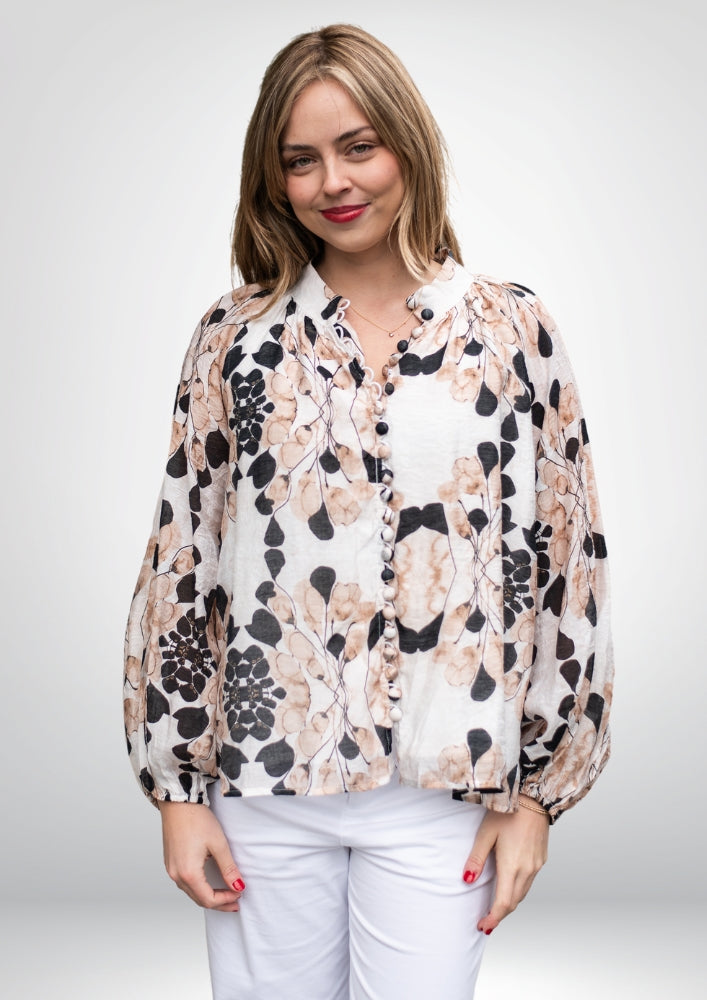 Stella Blouse | Beige