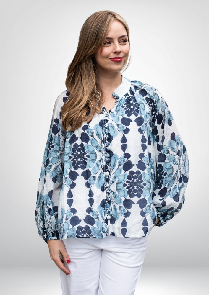 Stella Blouse | Blue