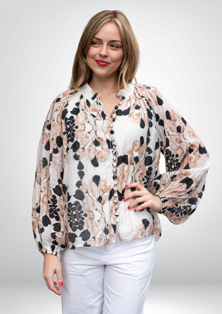 Stella Blouse | Beige