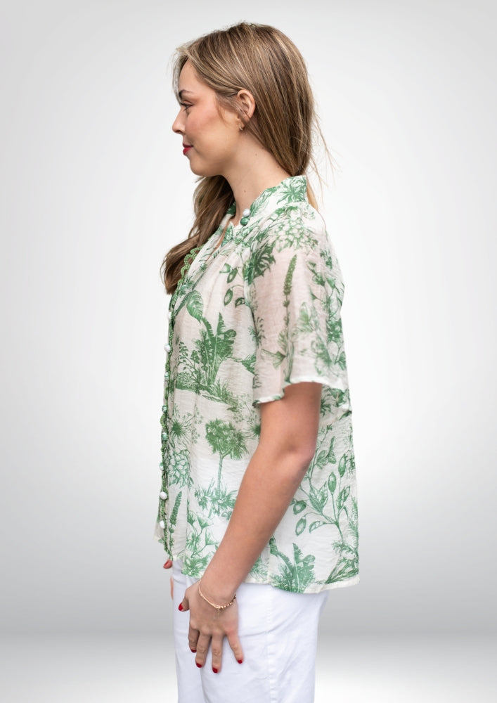 Idora Blouse | Green