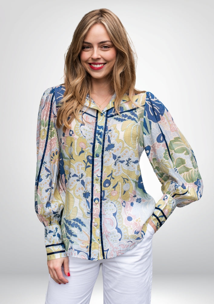 Venice Blouse | Seagrass
