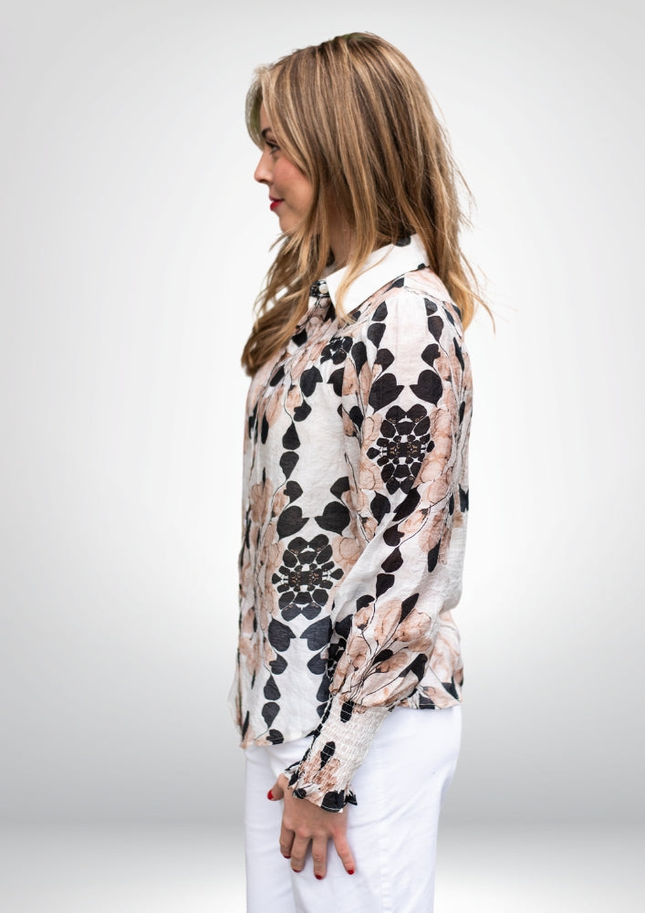Tallulah Blouse| Beige