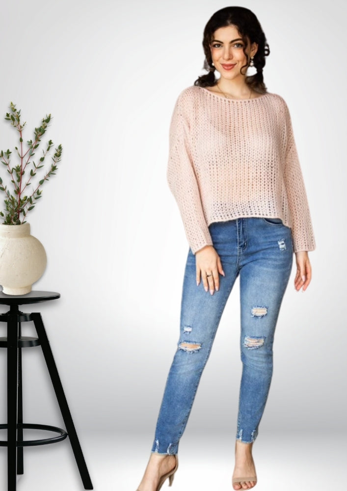 Chloe Jumper | Blush