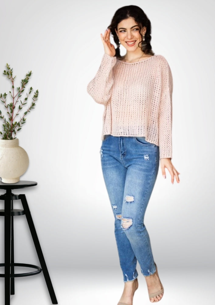 Chloe Jumper | Blush