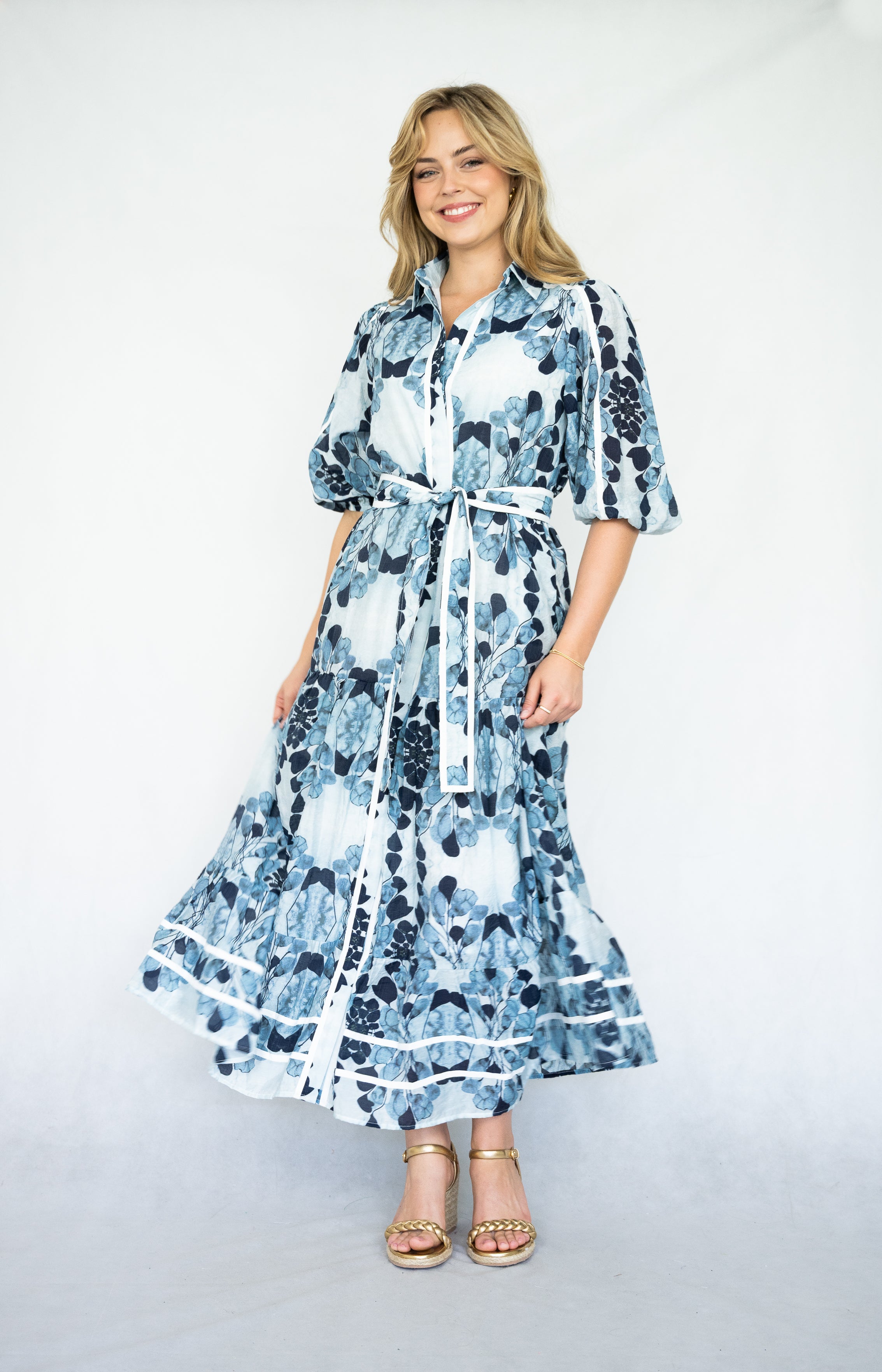 Abby Dress | Blue