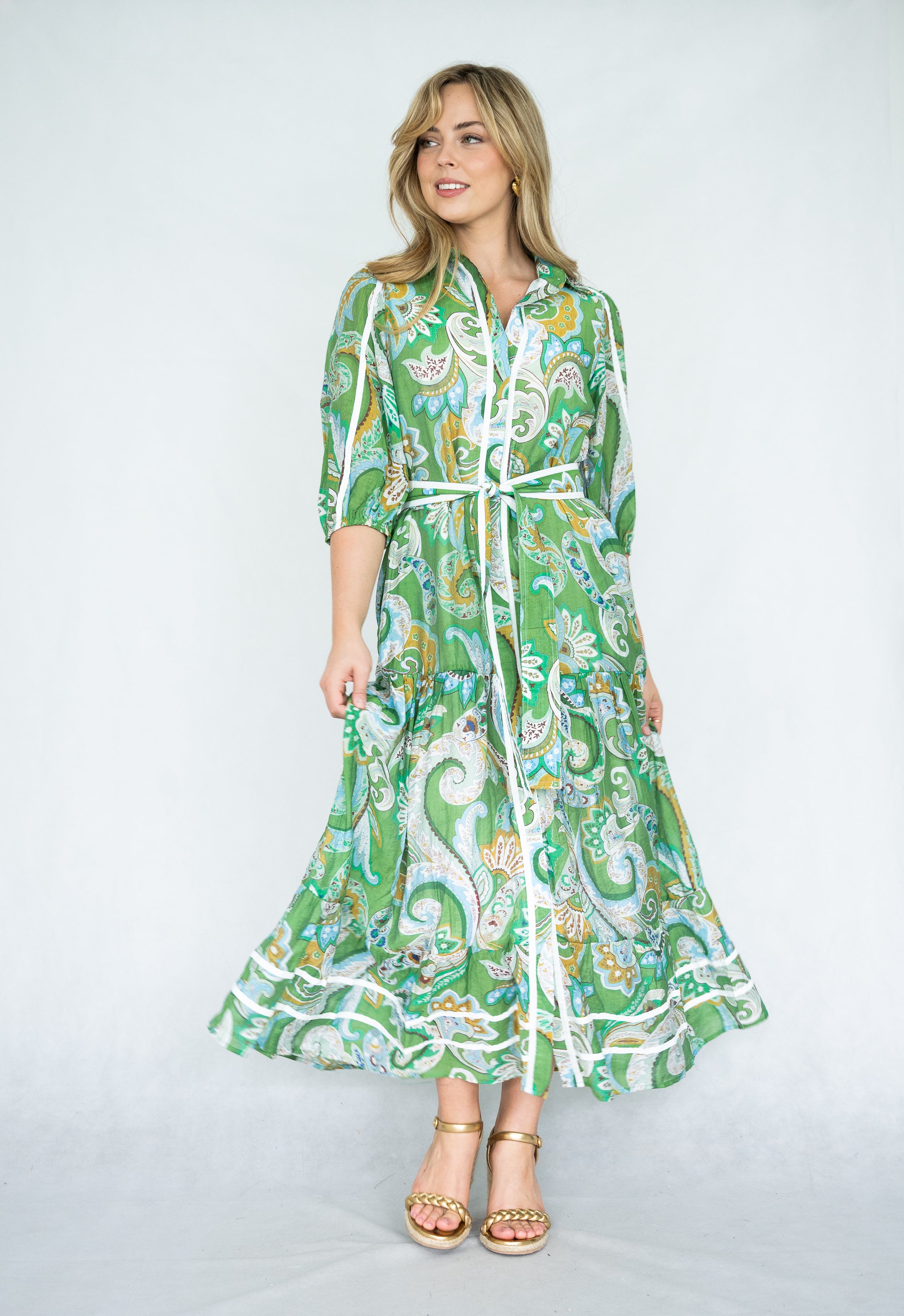 Adeline Dress | Green