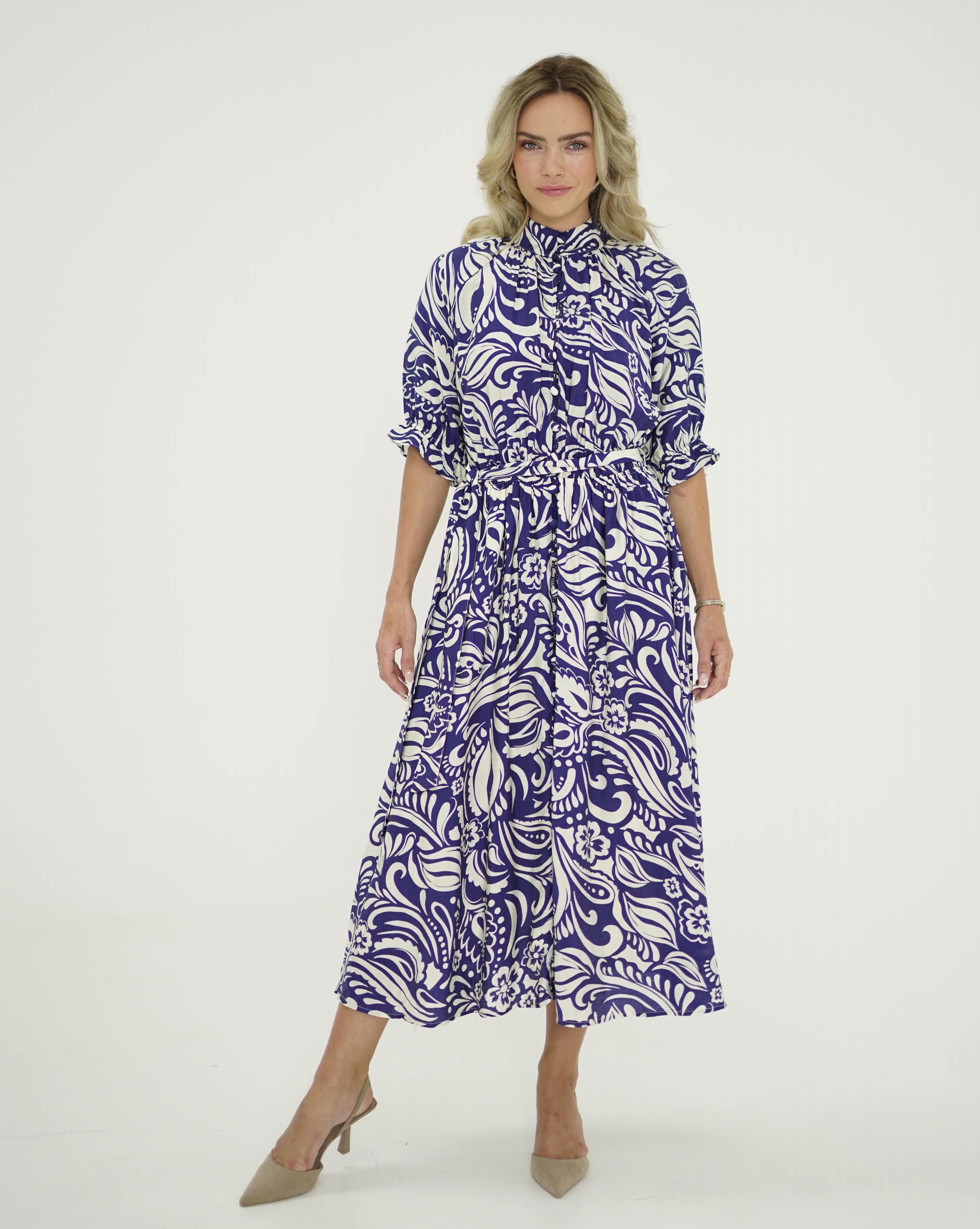 Christina Dress | Blue