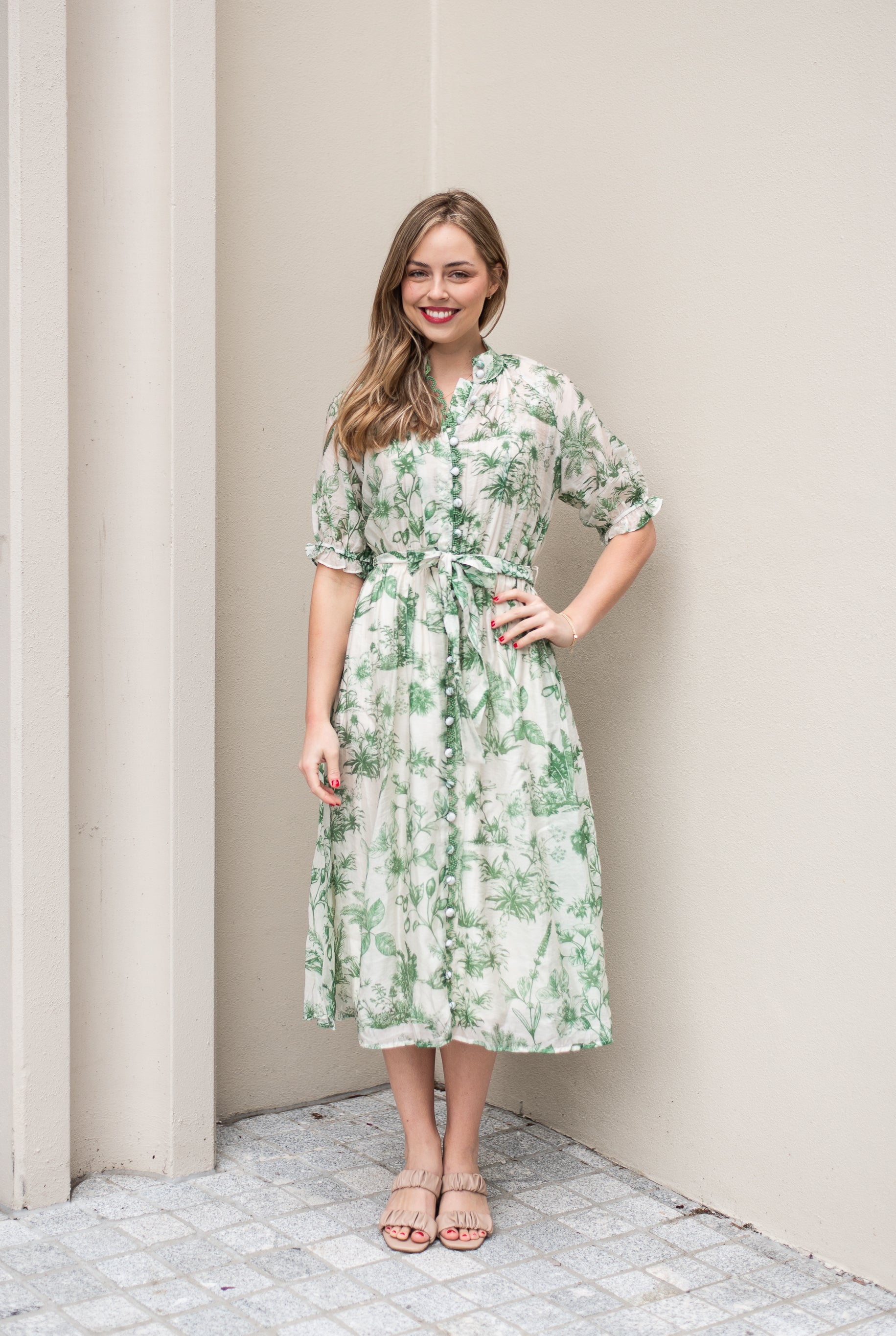 Idora Dress | Green