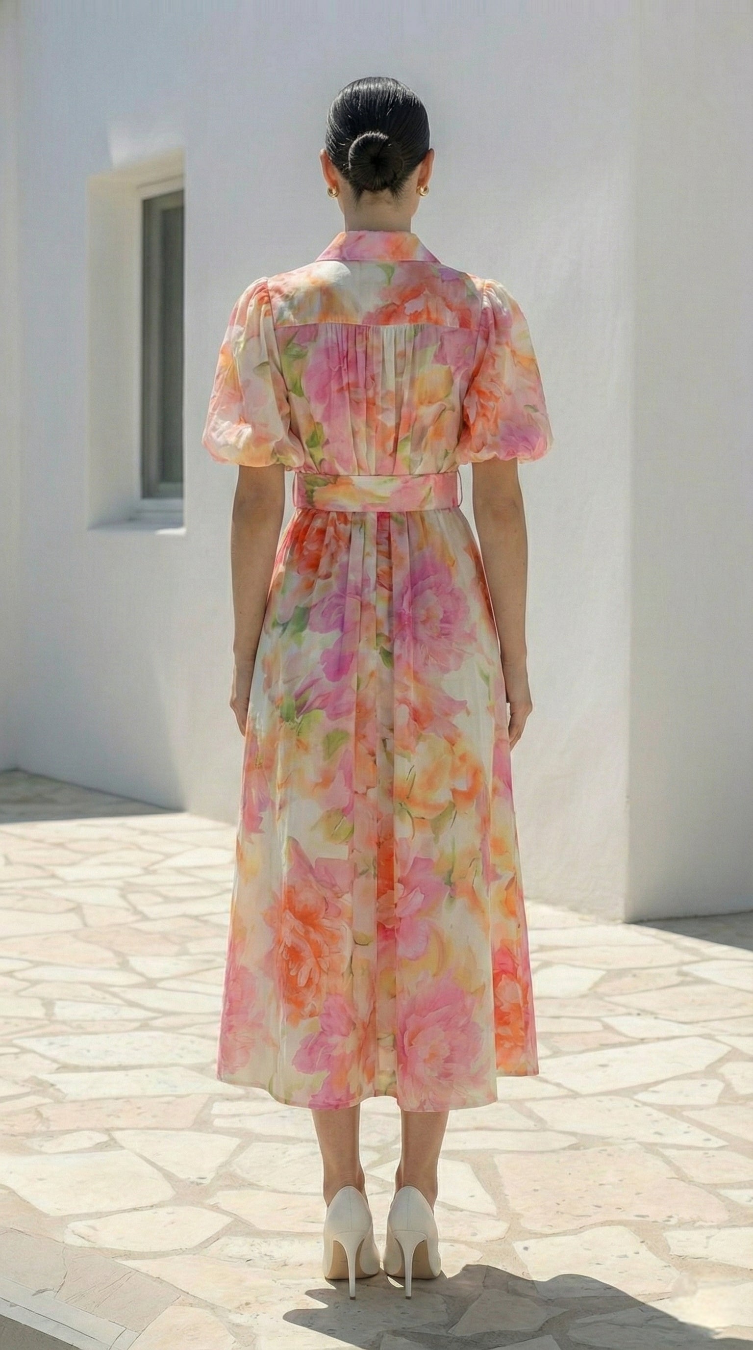 Charlotte Dress | Pink Floral