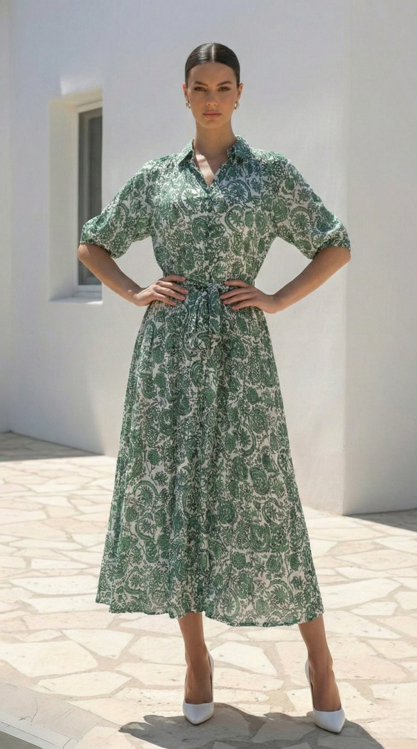 Vera Dress | Green