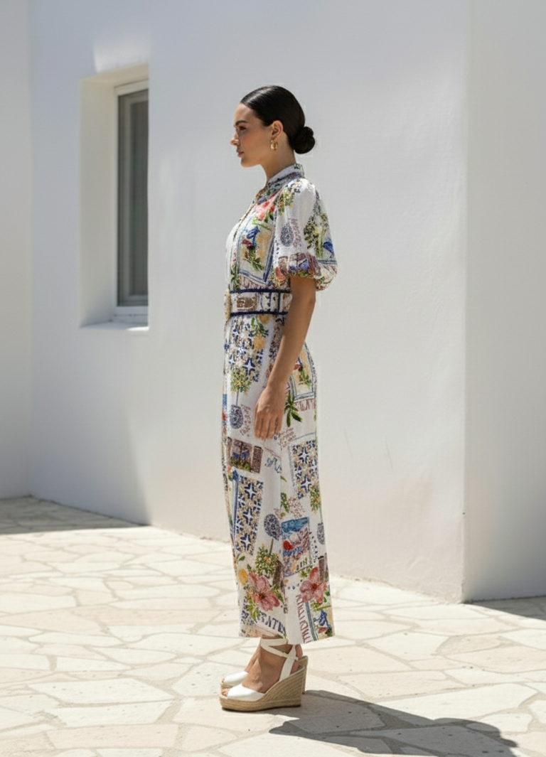 Amore Dress | Italy Print