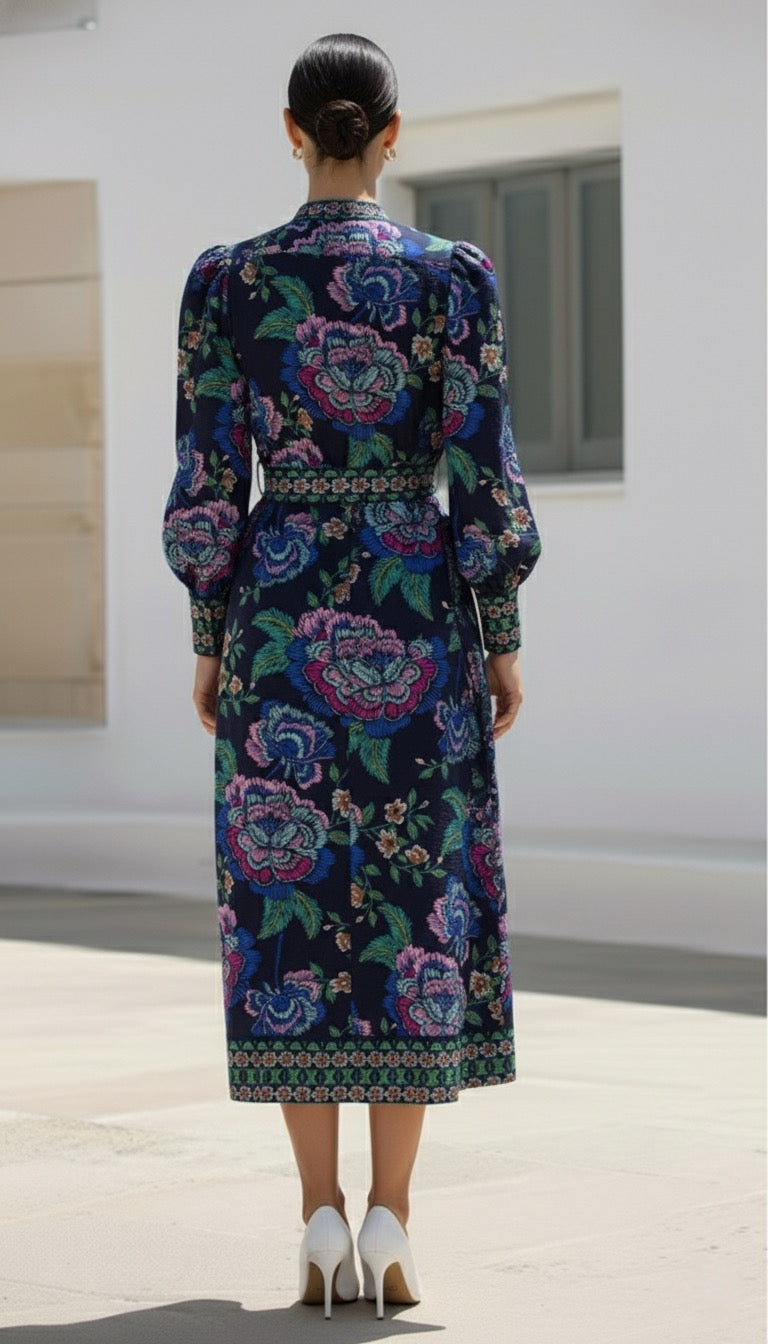 Liberty Dress | Navy Floral