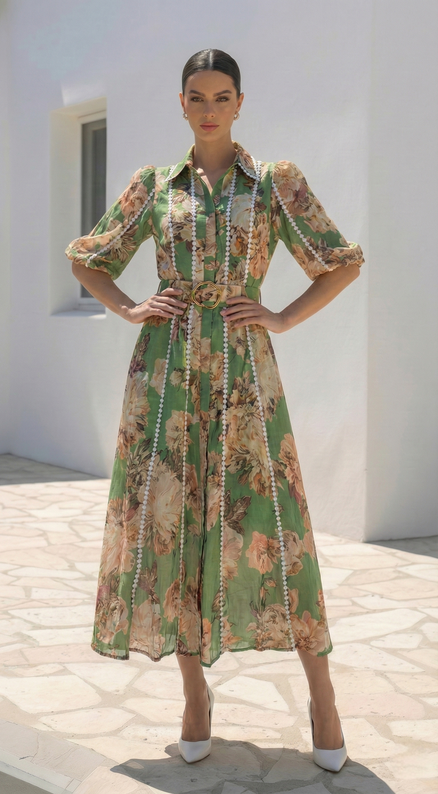 Marcella Dress | Green