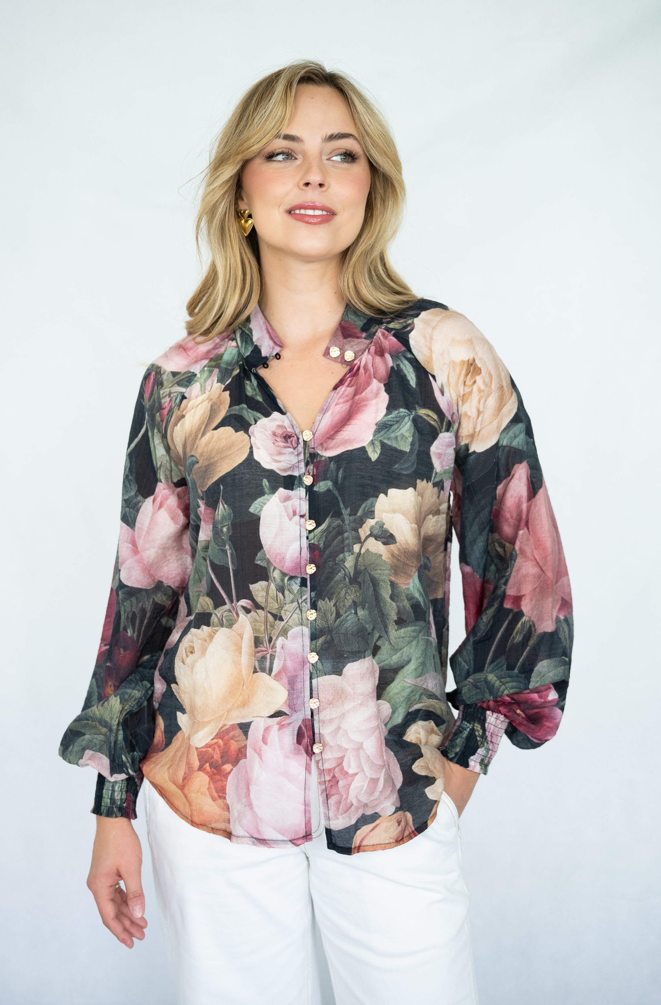 Viola Blouse | Multi Floral