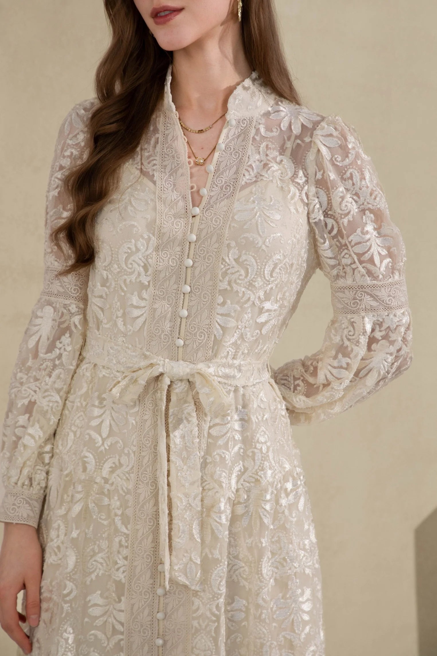 GDS Yvette Dress | Champagne