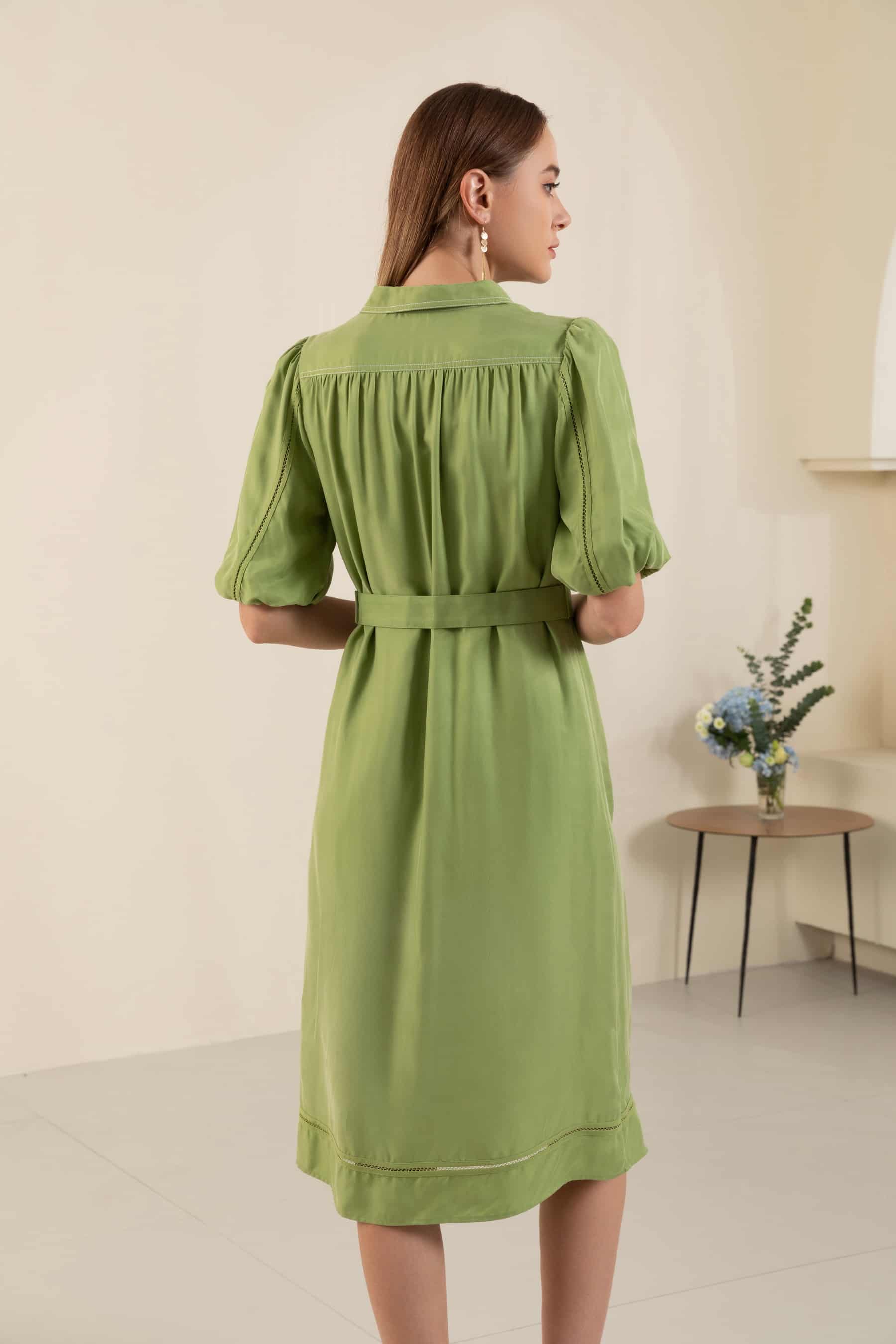 GDS Lucile Long Dress | Tarragon DRESSES Catch DRESSES GDS GREEN HOLIDAY L M RACES S SALE SPRING-SUMMER wedding guest dress XL XS