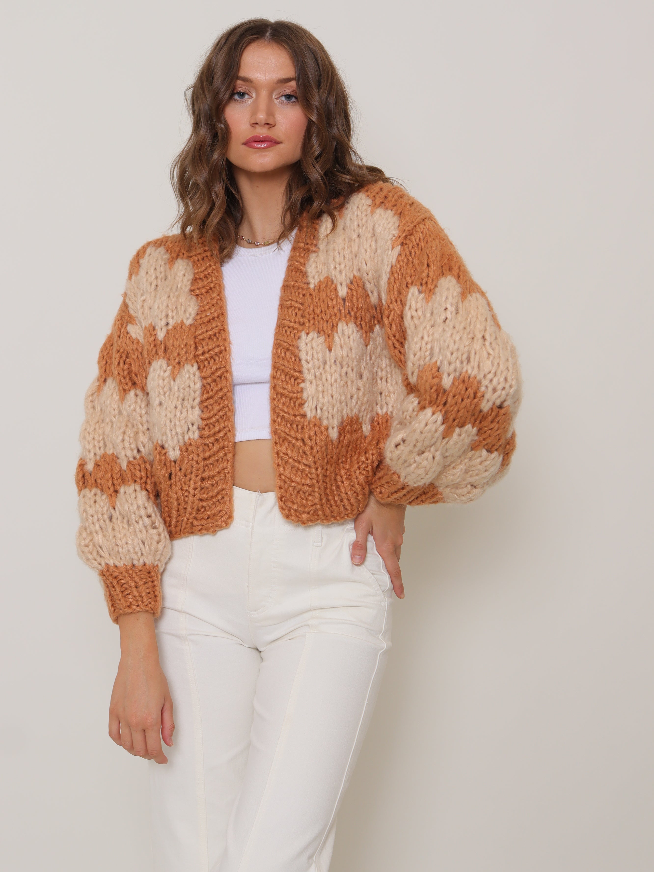 Savanna Handmade Cardi | Neutral CARDIGAN autumn-winter BEIGE KNIT M - L S - M