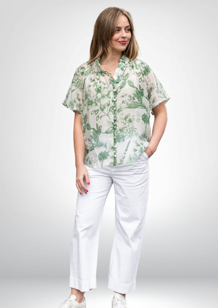 Idora  Blouse   | Green