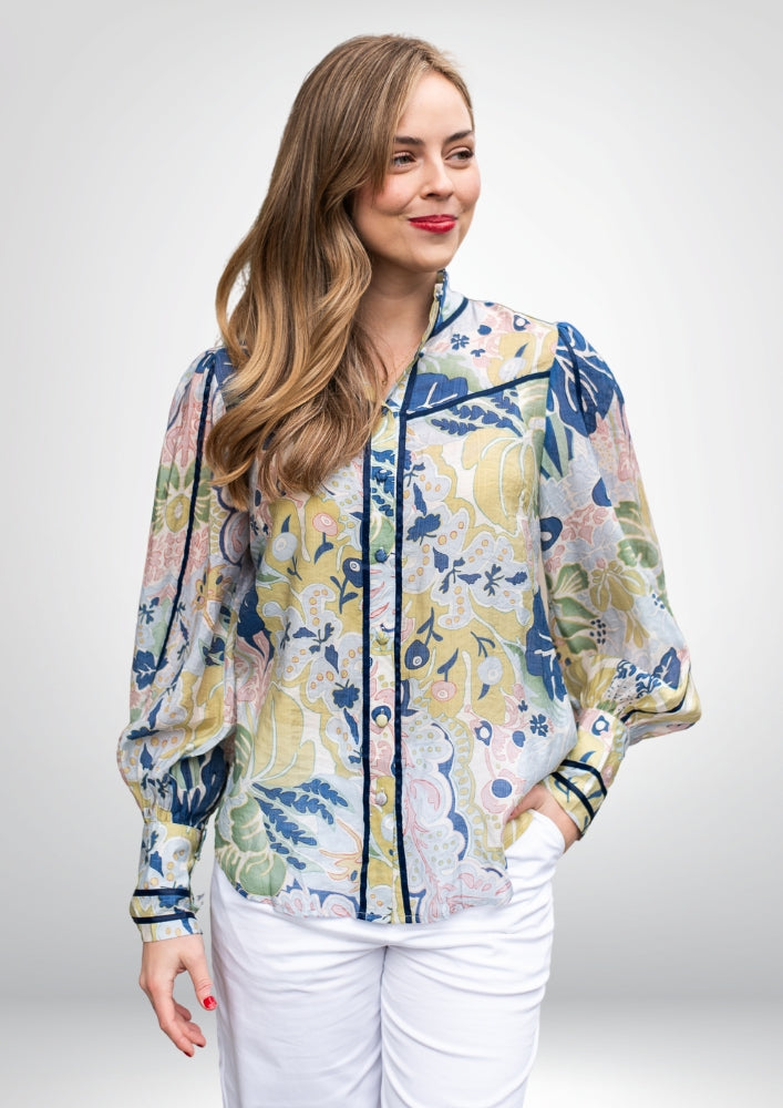 Venice Blouse  | Seagrass