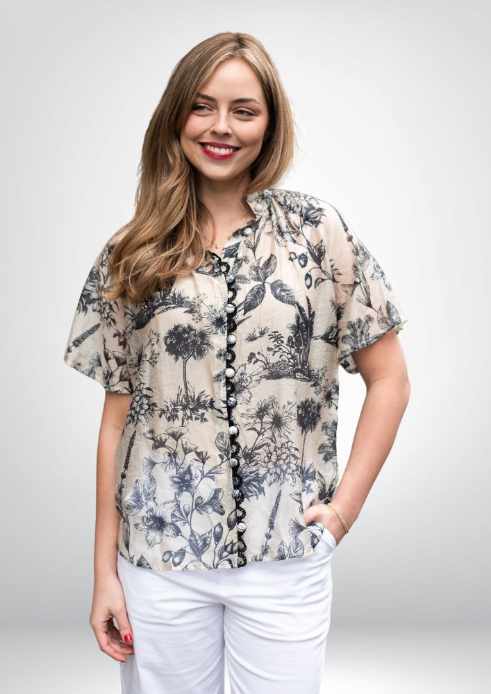 Idora  Blouse   | Black