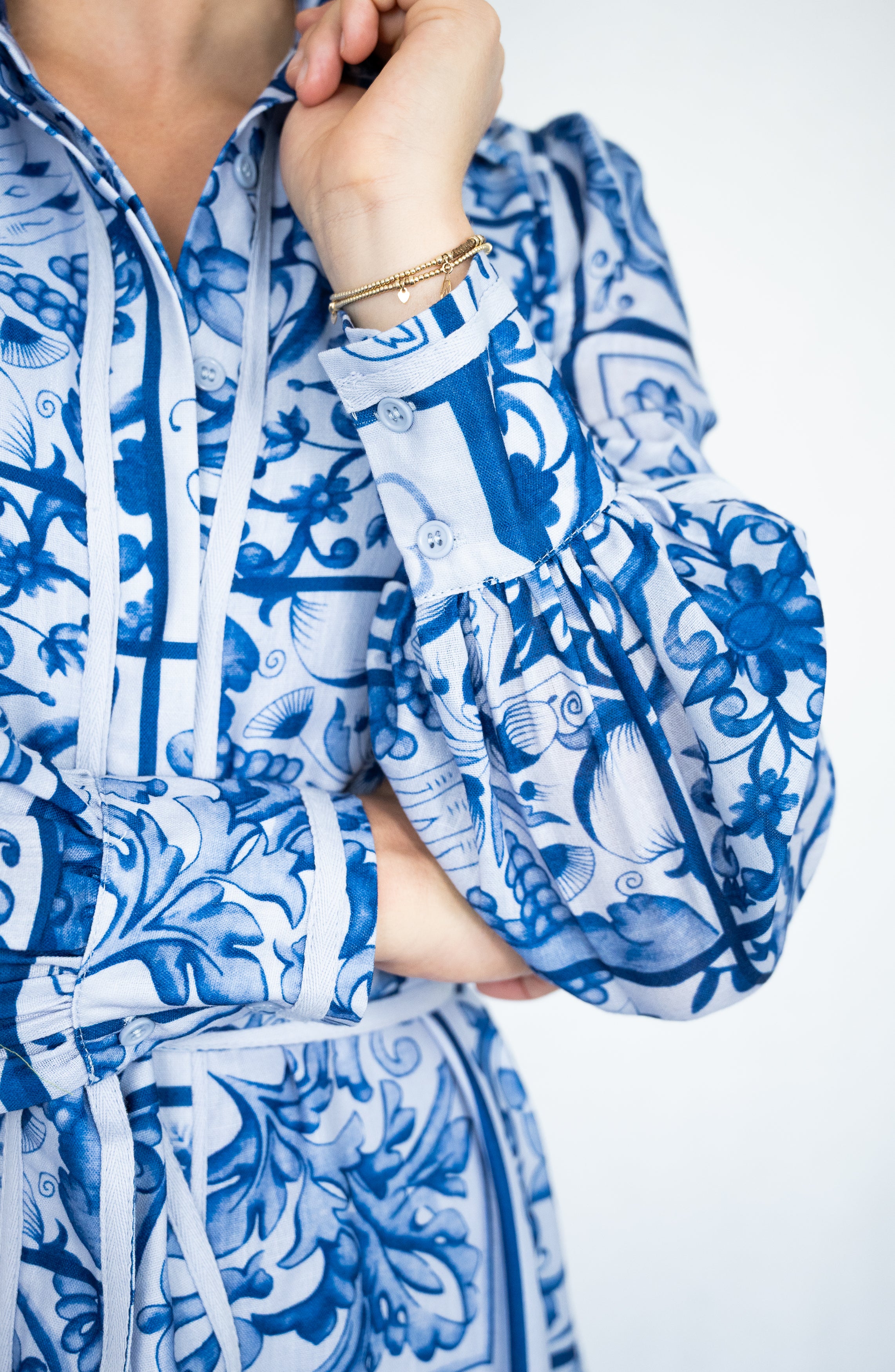 Athena Long  Dress  | Navy