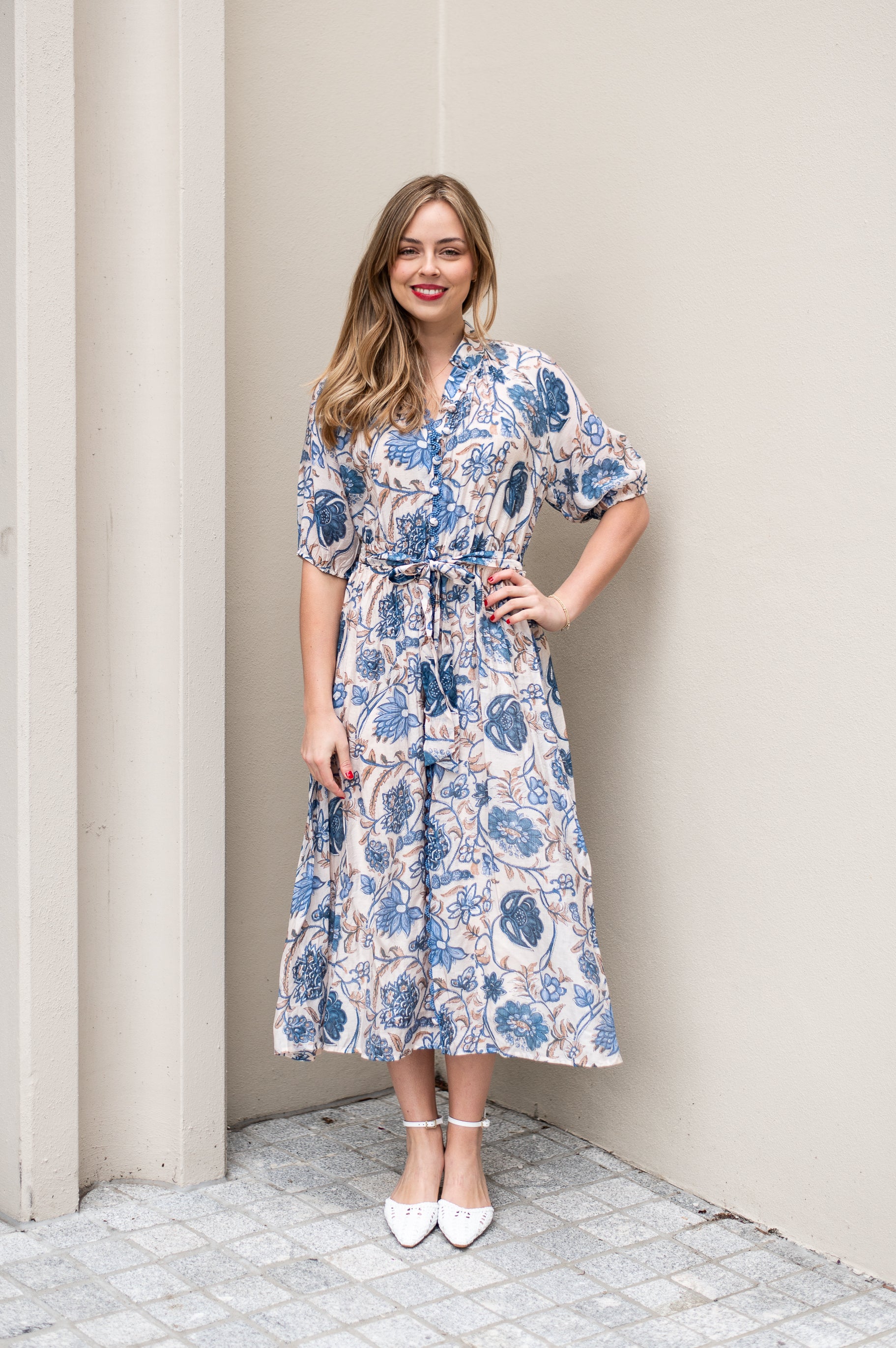 Elaine Dress | Blue
