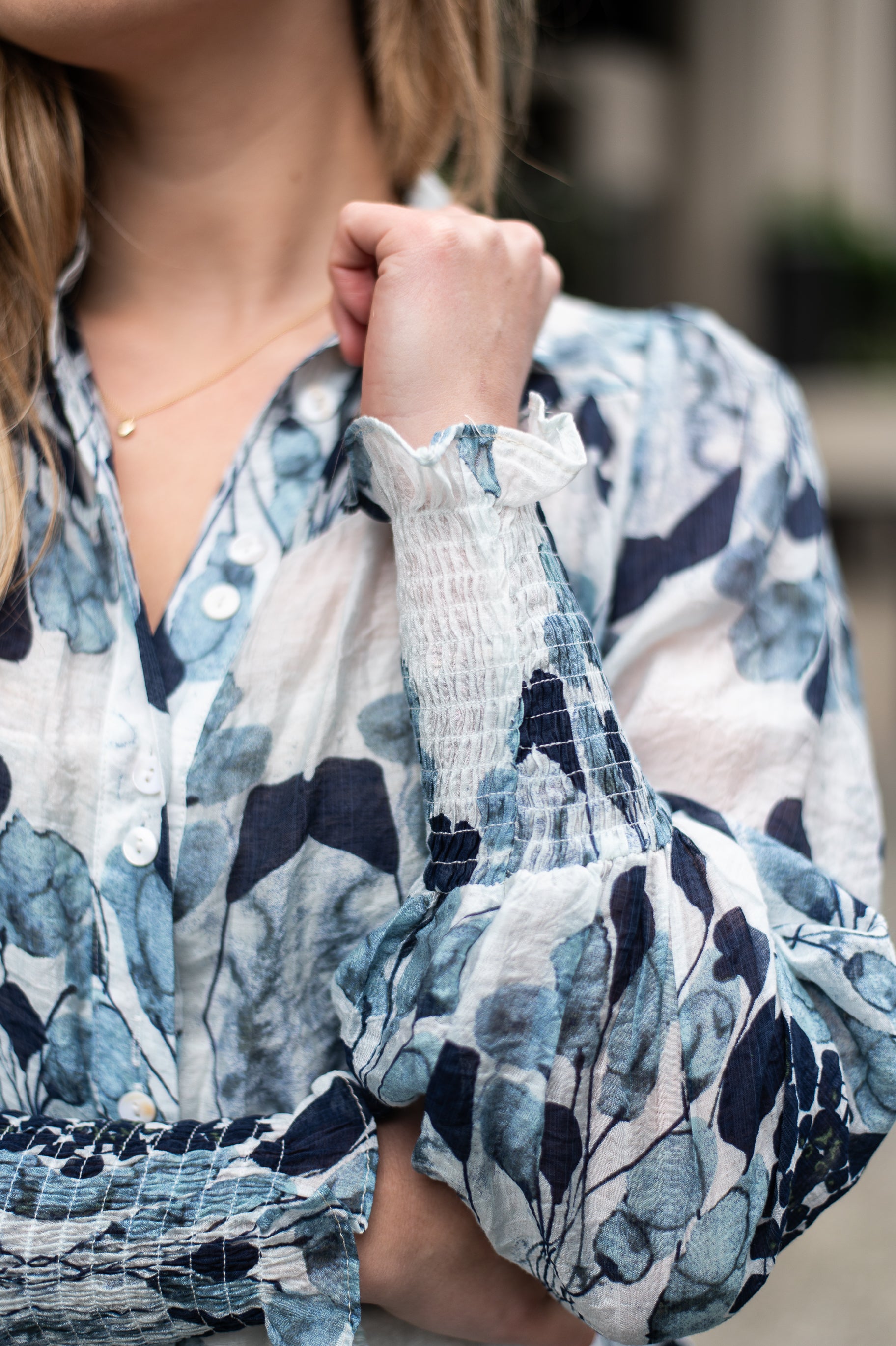 Tallulah Blouse | Blue