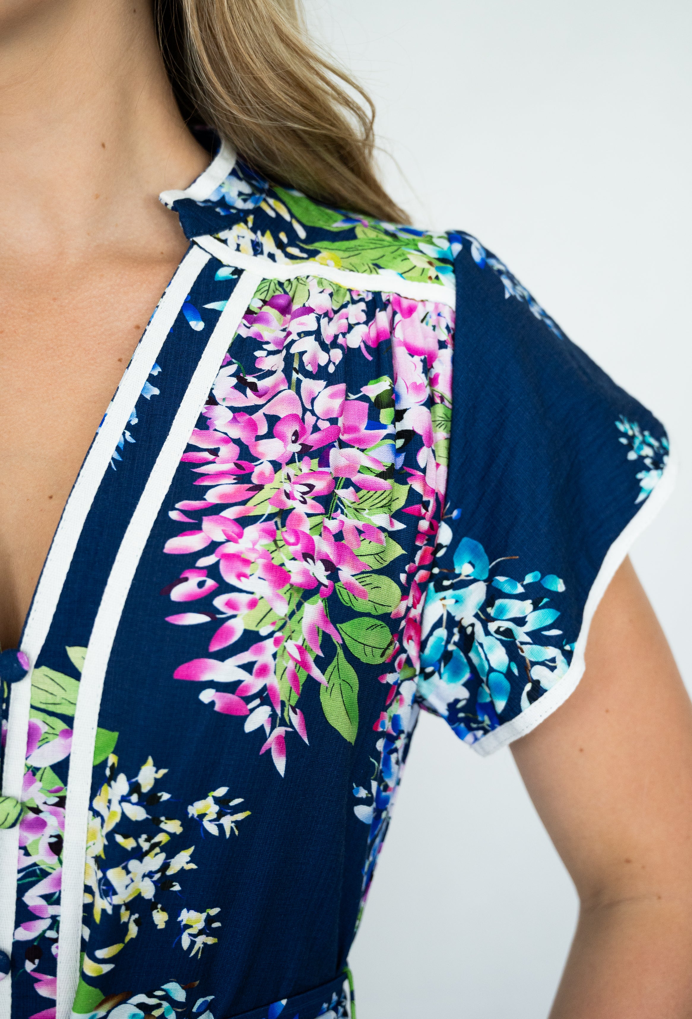 Elsa Dress | Navy Floral