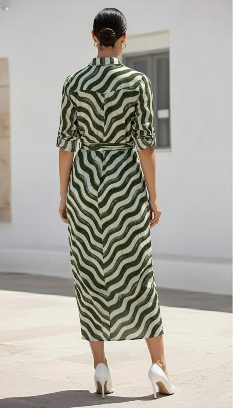 Livia Dress  |  Green