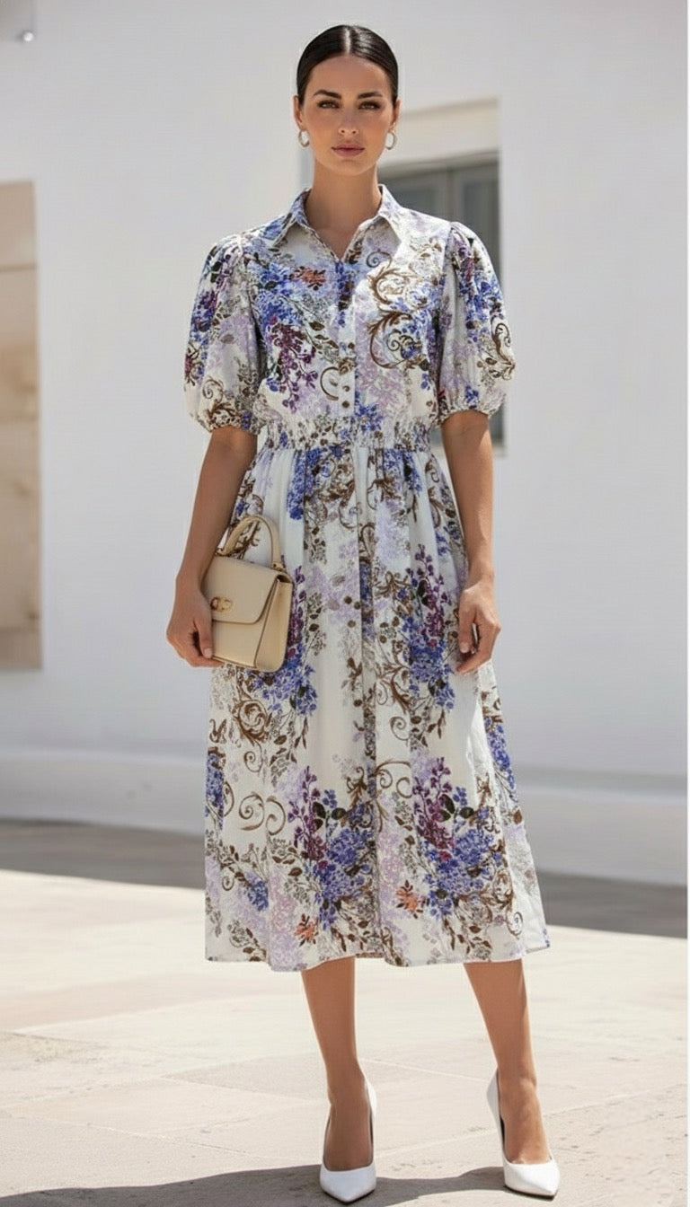 Avalee  Dress | White Floral