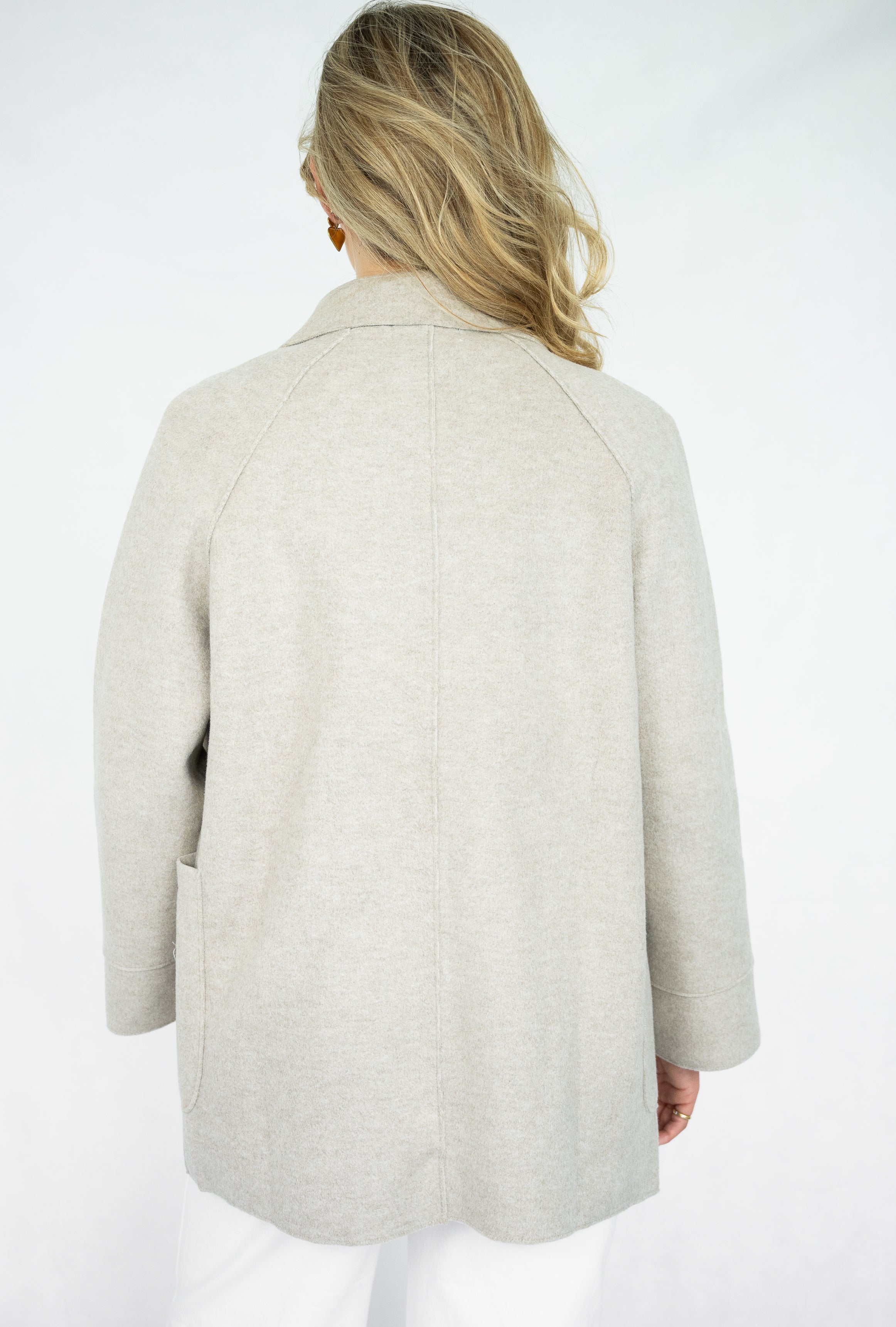 Kennedy  Coat | Pebble