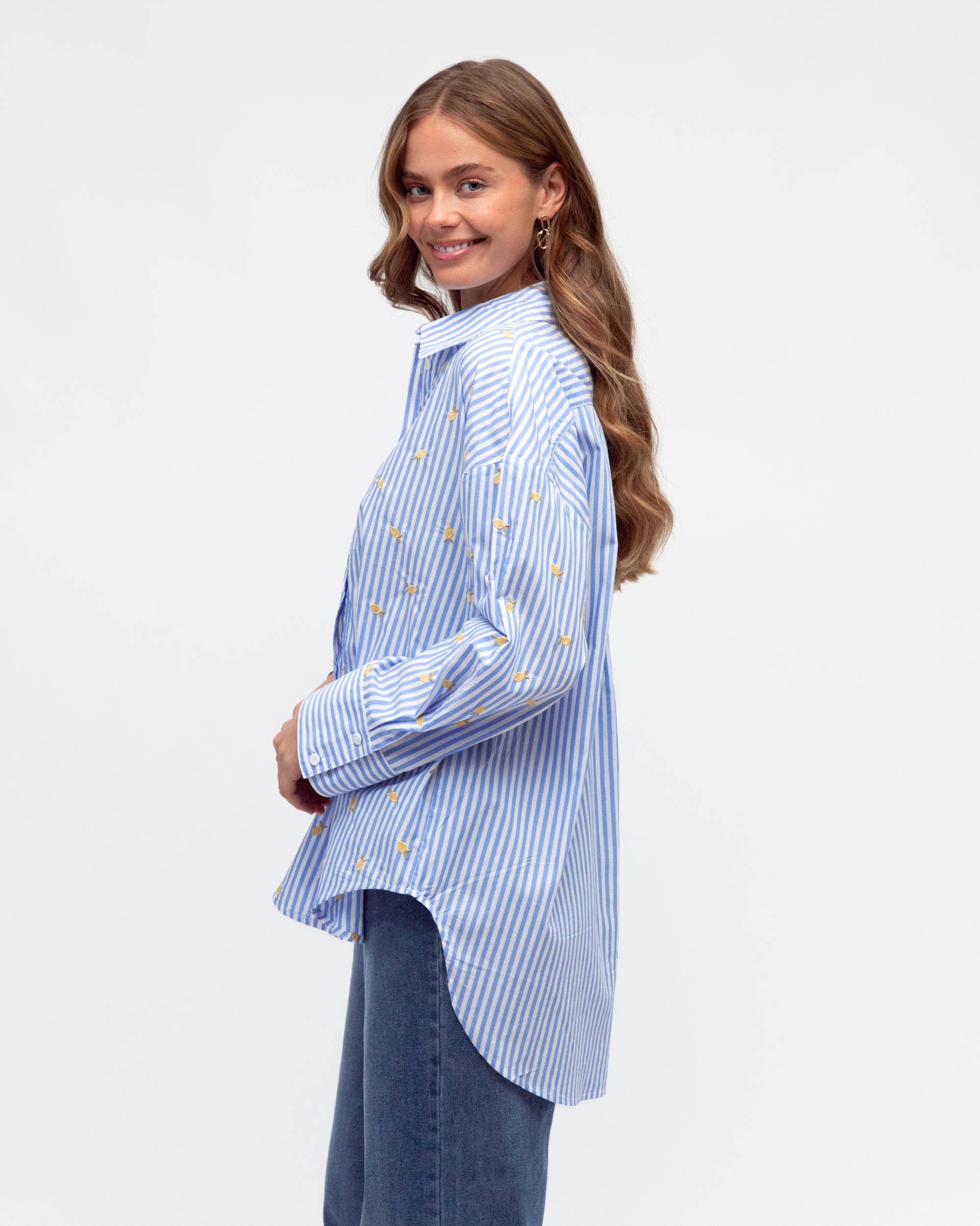 Limoncello Shirt | Blue Stripe