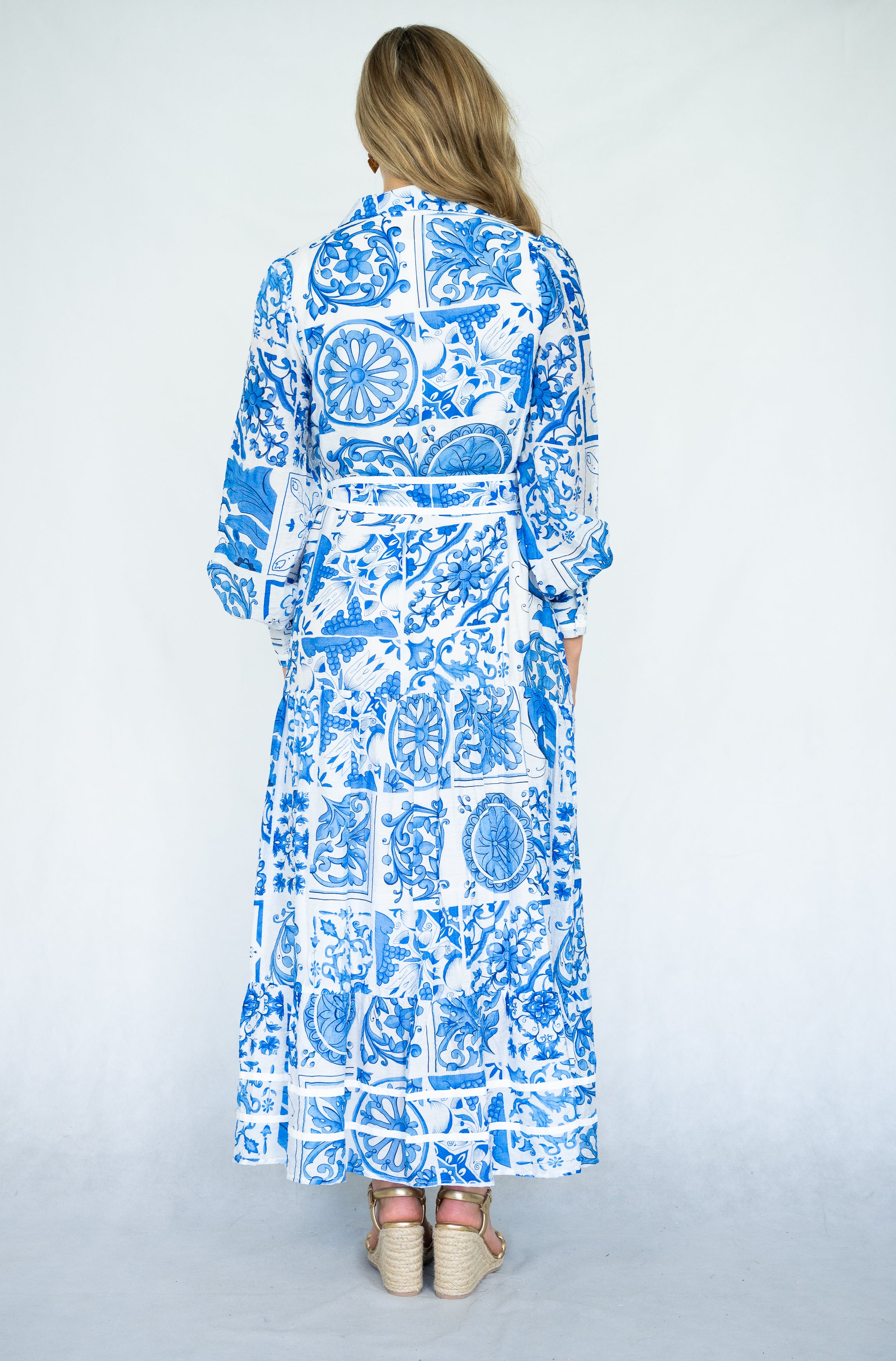 Mykonos Dress  | Blue