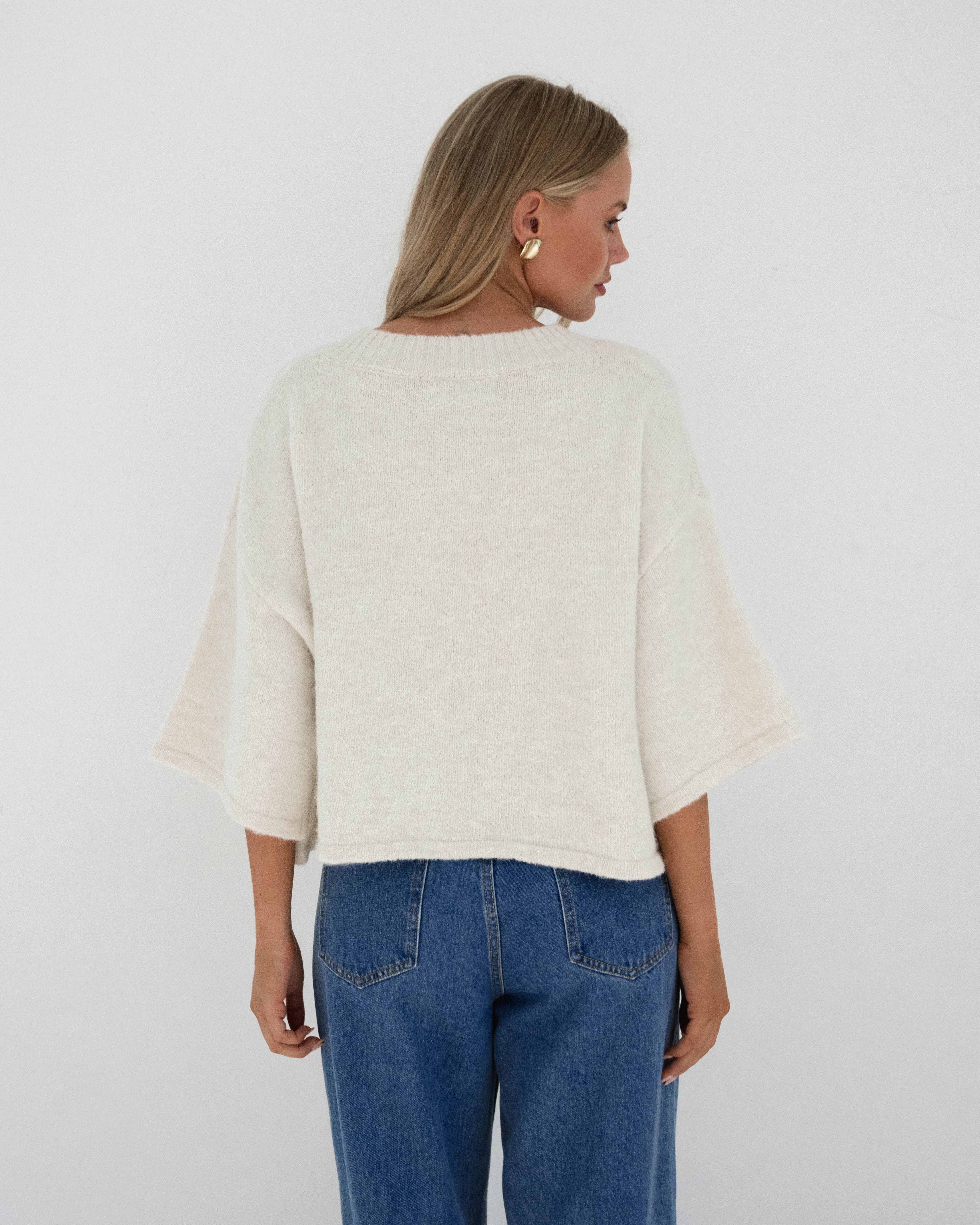 Mia Knit Cardigan | Beige