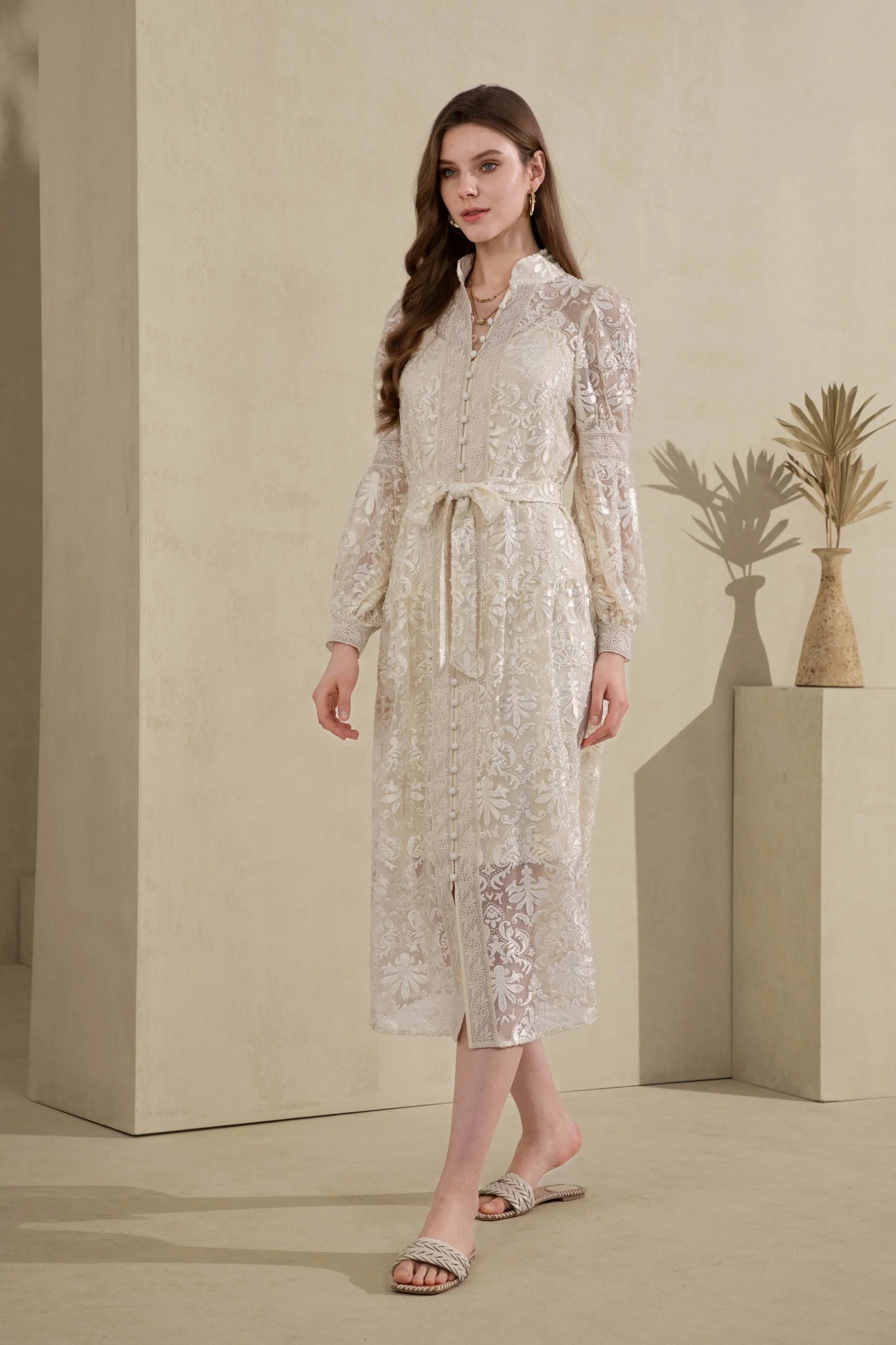 GDS Yvette Dress | Champagne