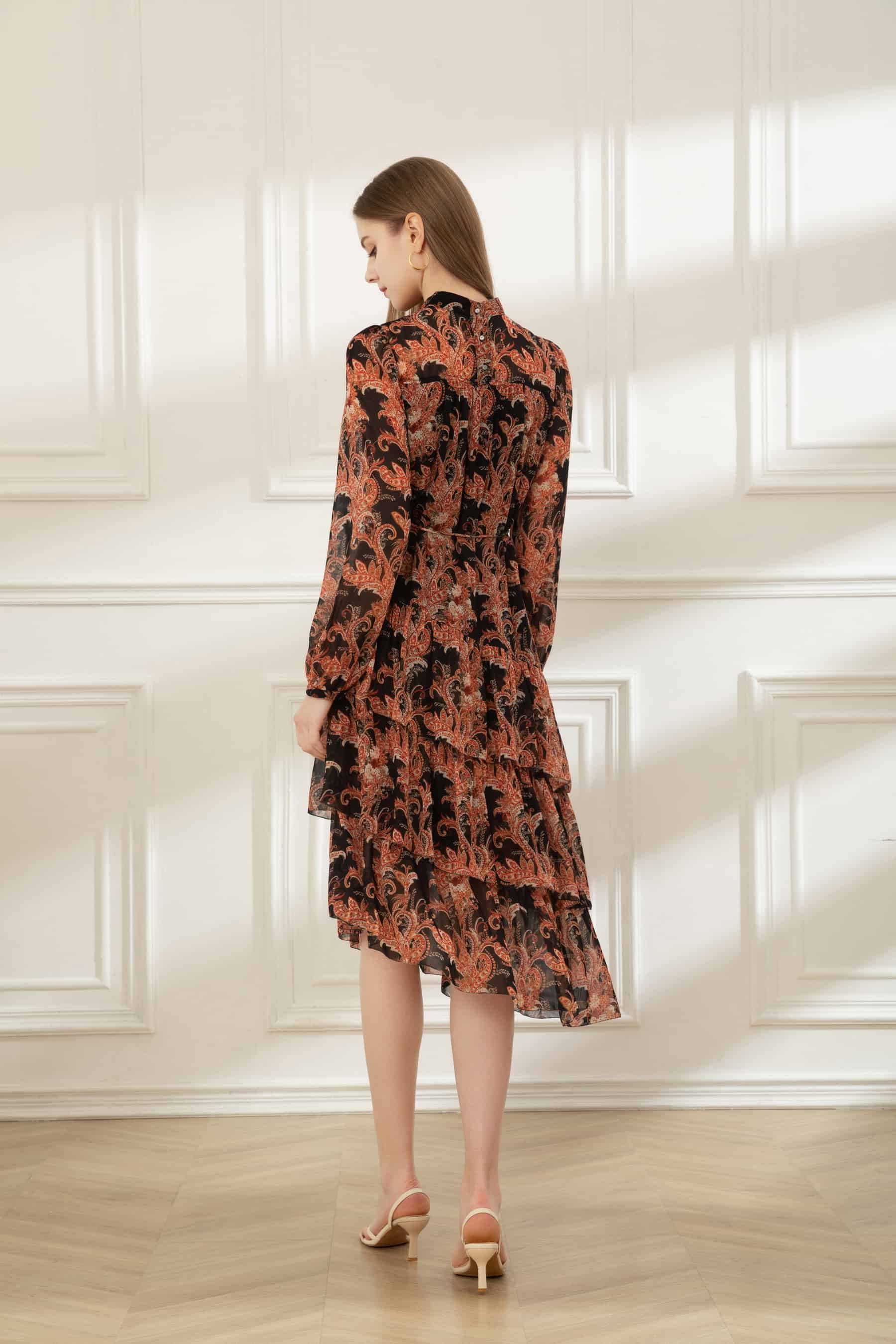 GDS Marchesa Dress | Red Print DRESSES autumn-winter AW 23 BLACK Catch DRESSES dup-review-publication GDS L M RACES S SALE 40 % wedding guest dress XL XS