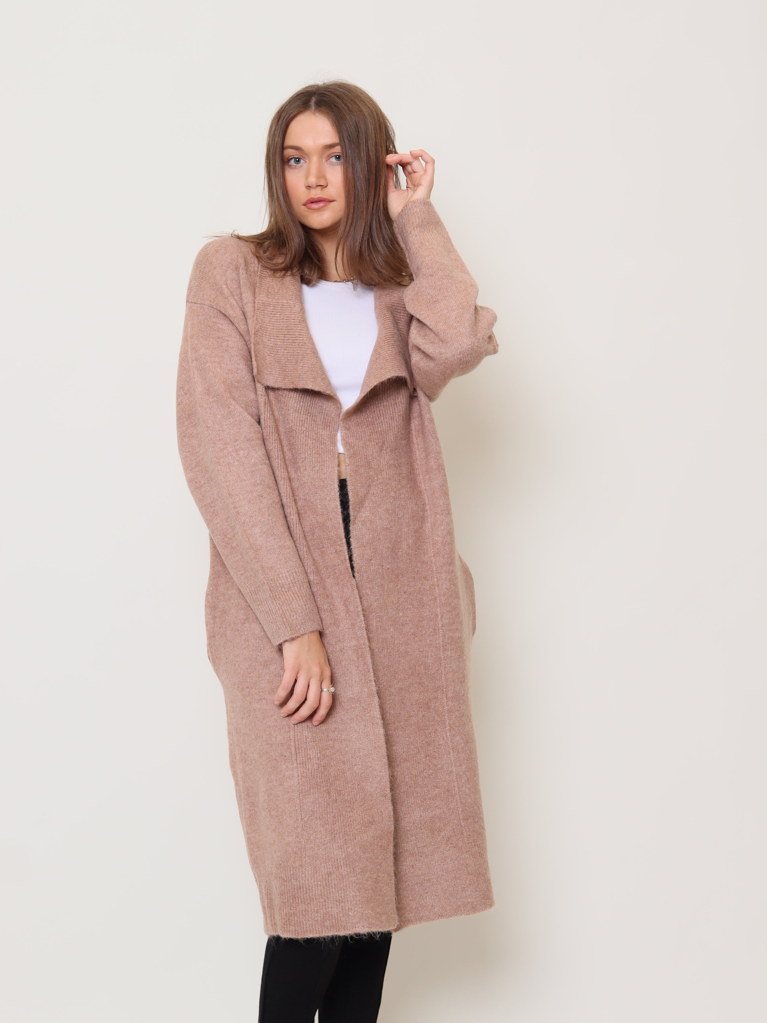 By The Fire Cardi | Shell CARDIGAN autumn-winter BROWN JACKETS M - L S - M SALE stellino